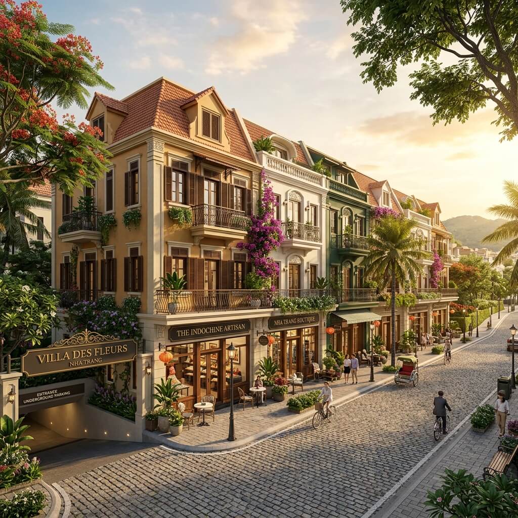 Nhà phố Townhouse Indochine - Charmora City